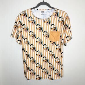 Made By Molly Pluto Magical Tripes Collection Unisex 2XL Athletic Shirt Orange